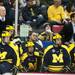 Michigan head coach Red Berenson watches a play in the game against Michigan State at Joe Louis Arena on Saturday, Feb. 2. Daniel Brenner I AnnArbor.com